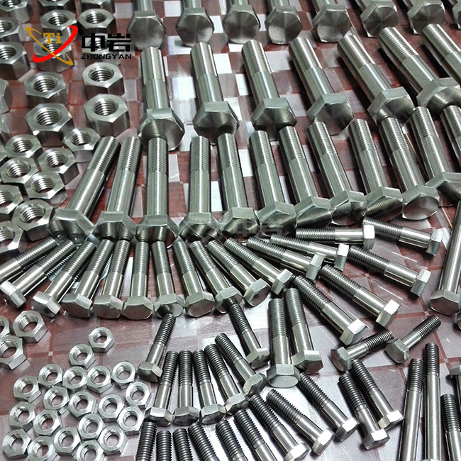 M8 x 1.25 titanium flange bolt