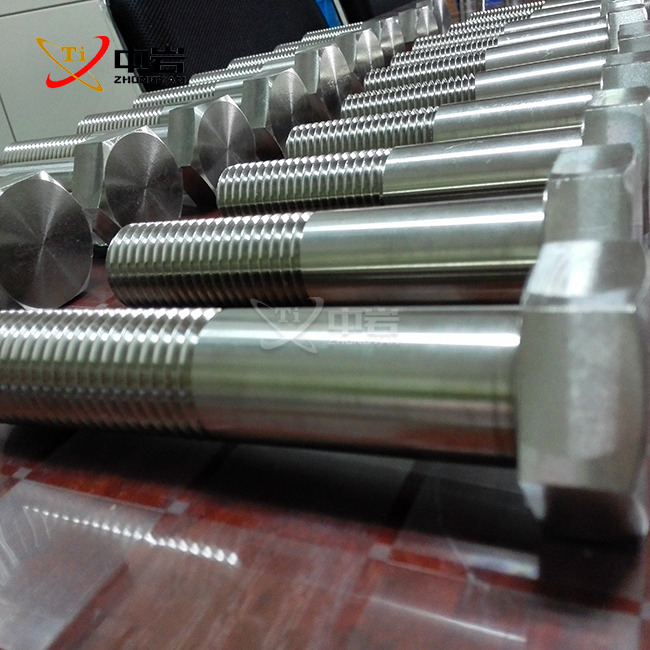 M5 x 0.8 titanium flange bolt