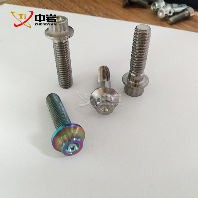 Custom Button Head Titanium Bolt
